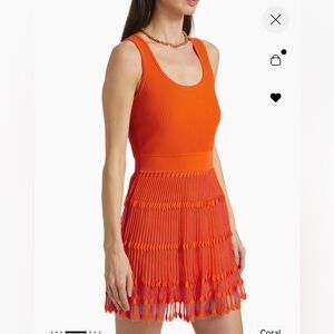 Milly Orange Mini Dress